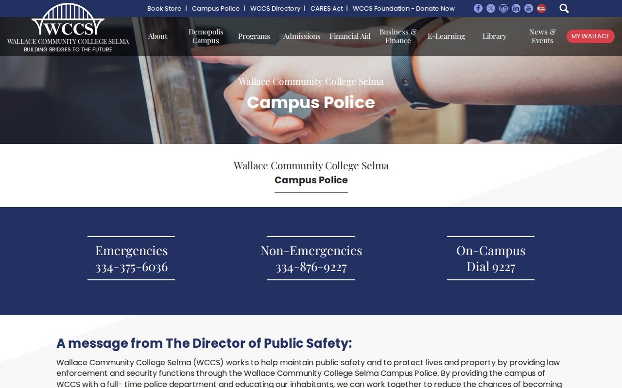 Dallas County arrest history Wallace campus police records channel