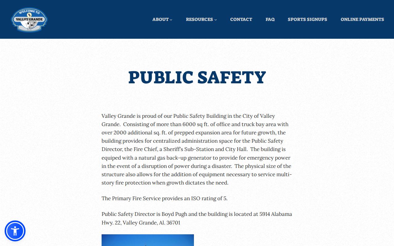 Valley Grande criminal history source at the Dallas County Sheriff substation